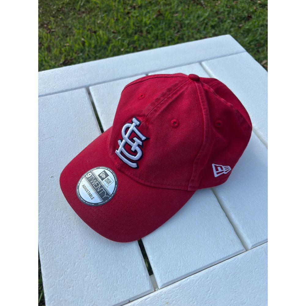 New Era 9TWENTY St Louis Cardinals Hat Red MLB Adjustable Baseball Cap STL